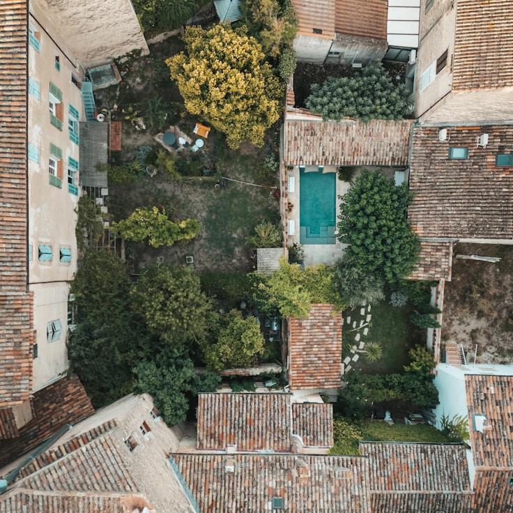 Entertainment zone at night in Germany